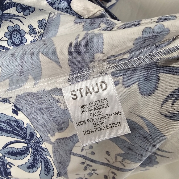 Staud Bait Toile Sleeveless Midi Dress - Picture 9 of 10